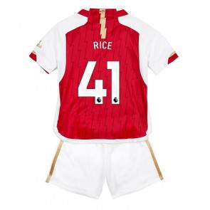 Arsenal Declan Rice #41 Domaci Dres za Dječji 2023-24 Kratak Rukavima (+ kratke hlače)